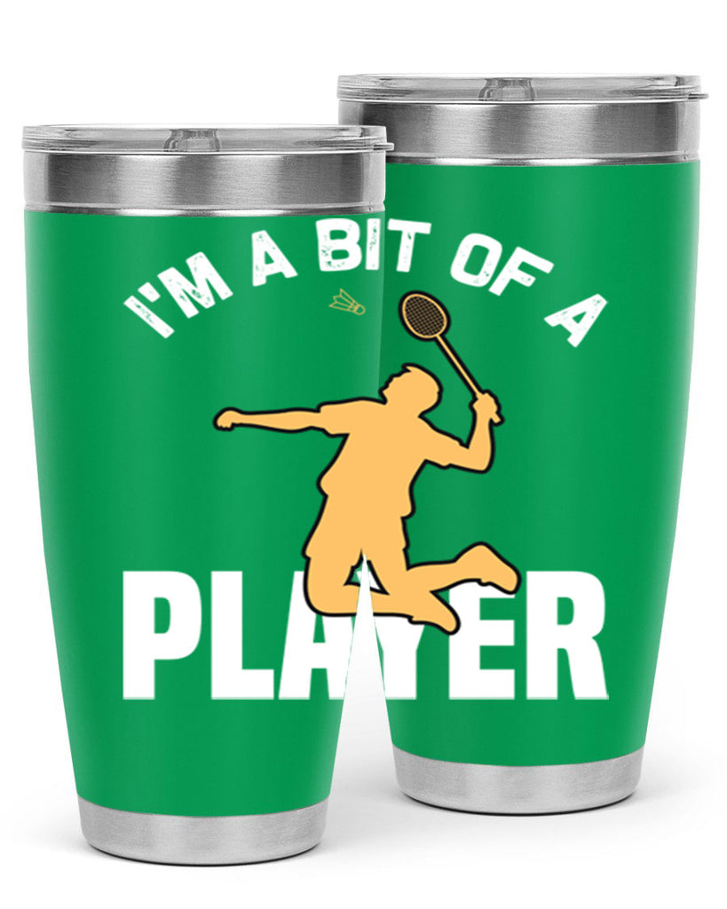 Im a bit 1071#- badminton- Tumbler