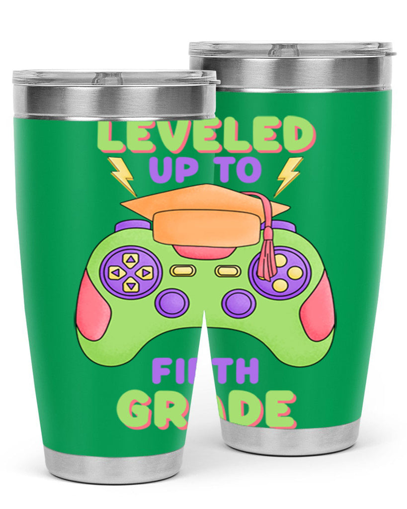 Leveled up to 5th Grade 17#- 5th grade- Tumbler