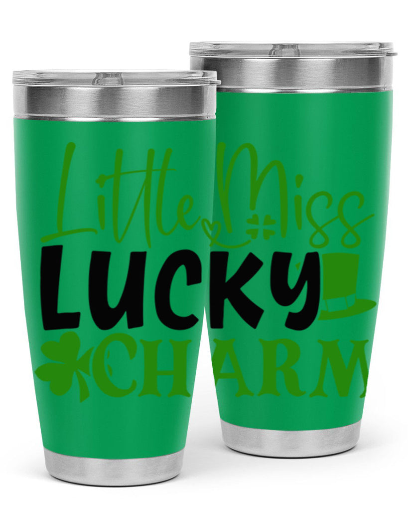 Little Miss Lucky Charm Style 154#- St Patricks Day- Tumbler