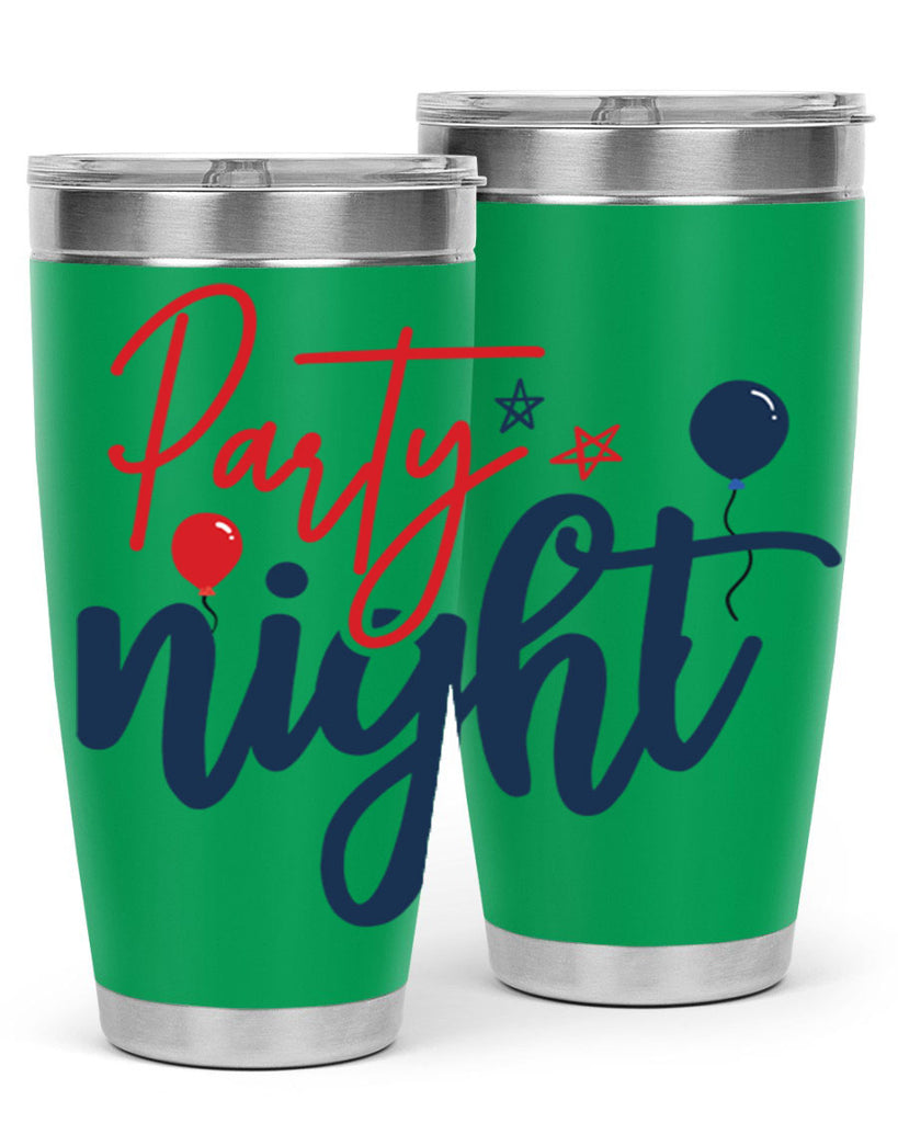 Party Night Style 84#- Fourt Of July- Tumbler