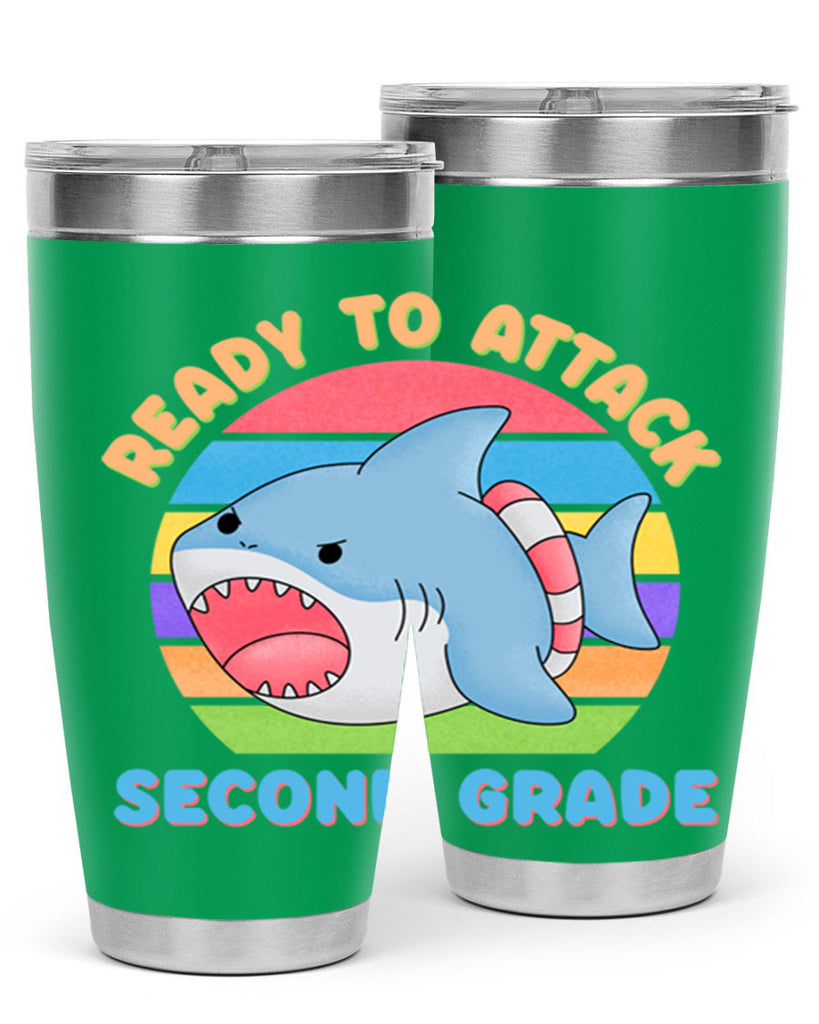 Ready to Attack 2nd Grade 19#- second grade- Tumbler