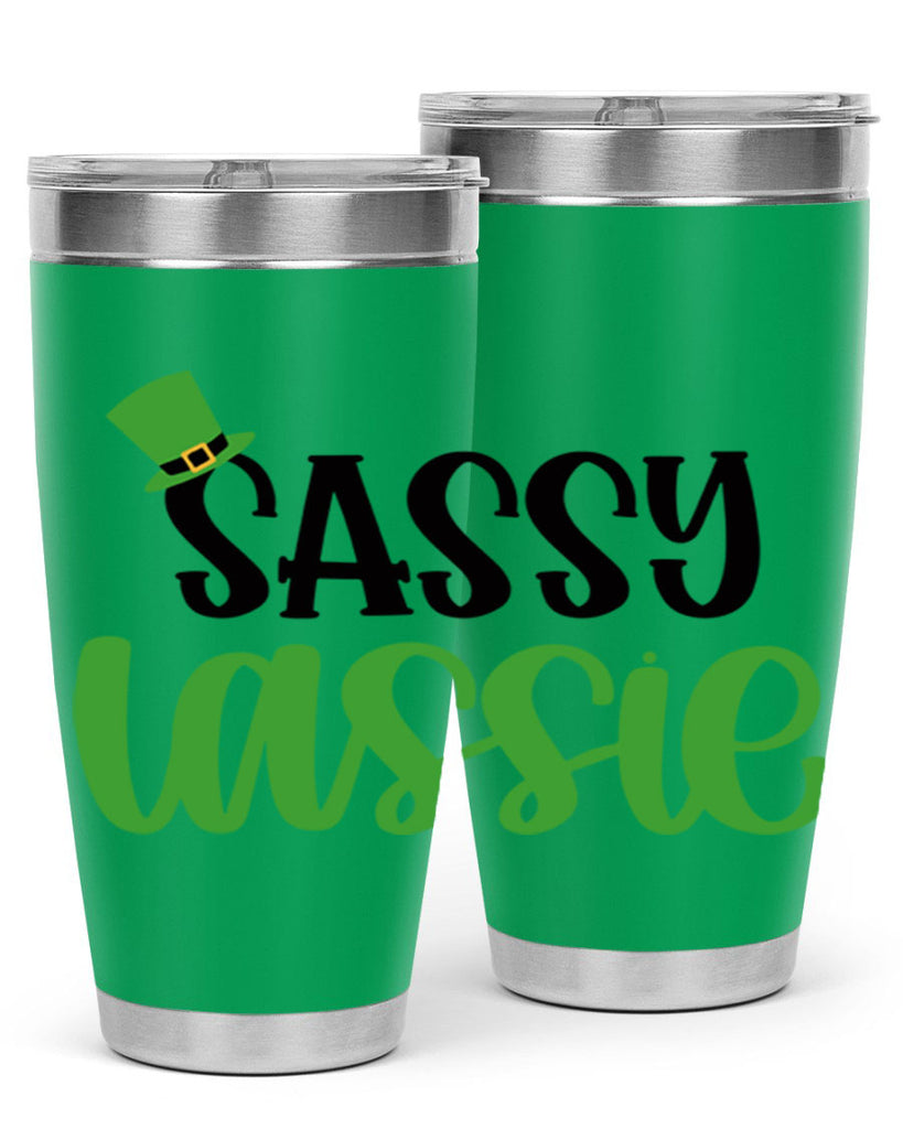 Sassy Iassie Style 34#- St Patricks Day- Tumbler