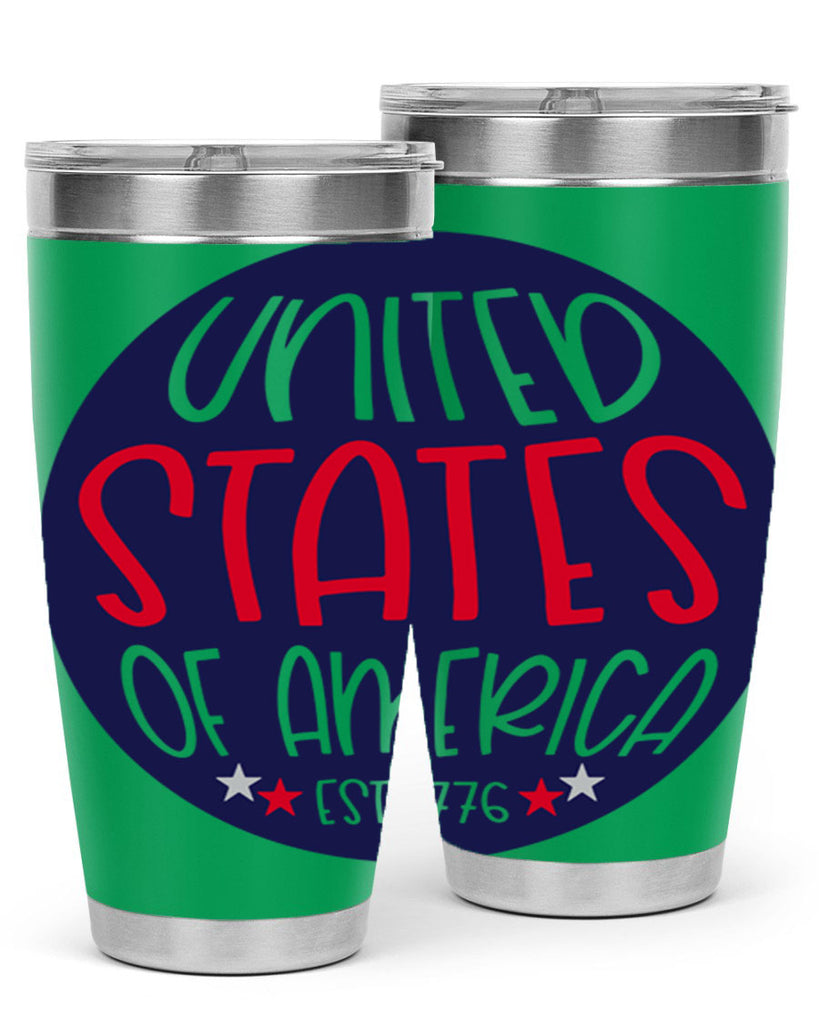 United States Of America Est Style 176#- Fourt Of July- Tumbler