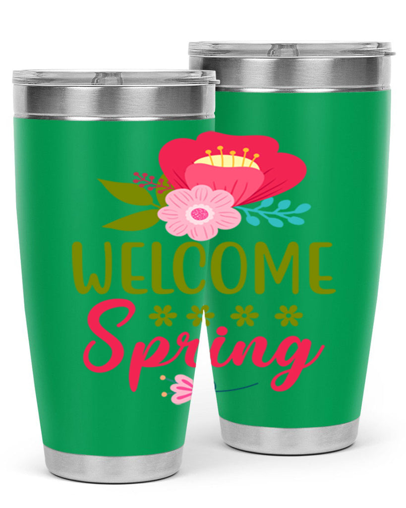 Welcome Spring 582#- spring- Tumbler