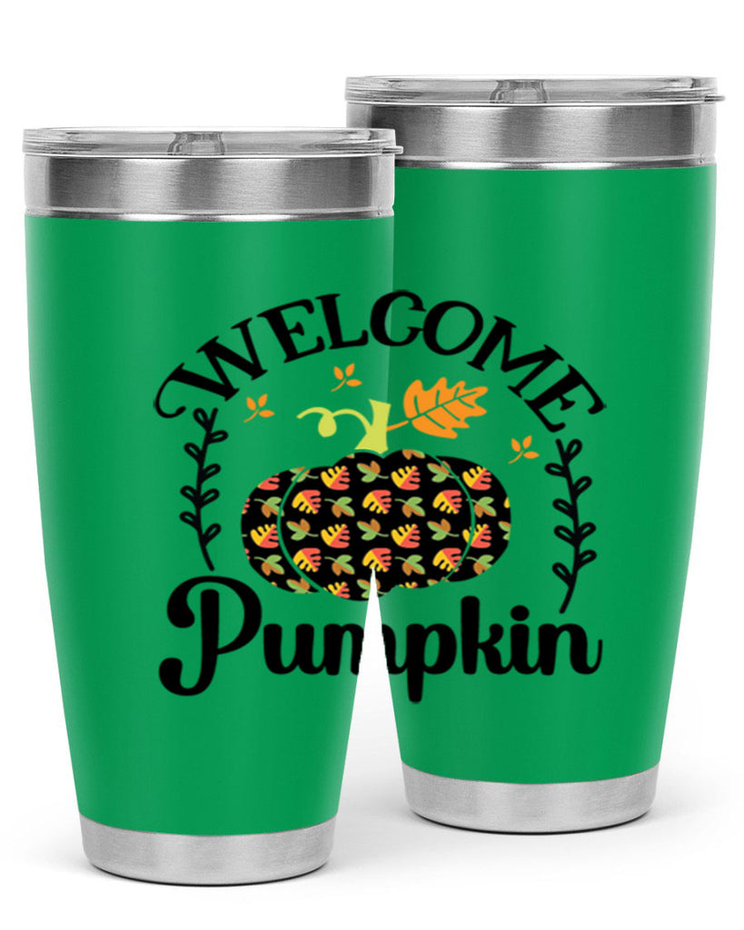 Welcomepumpkin 640#- fall- Tumbler