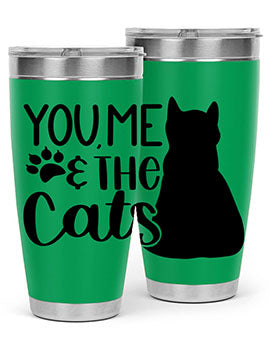 You Me The Cat Style 110#- cat- Tumbler