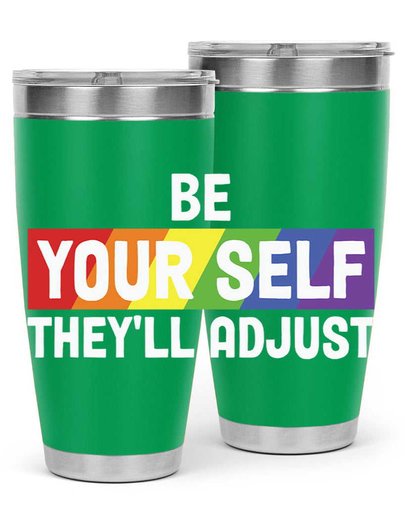 be yourself theyll adjust rainbow lgbt 160#- lgbt- Tumbler