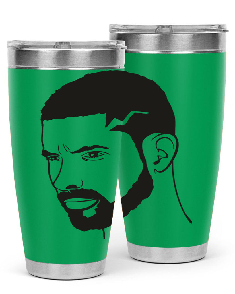 beardman 56#- black men - boys- tumbler