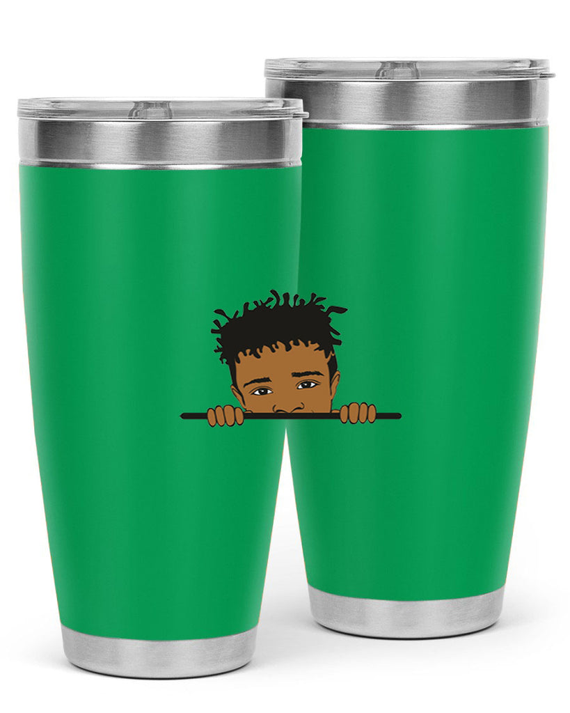 black boy 6#- black men - boys- tumbler