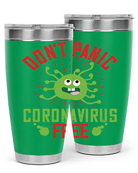 dont panic coronavirus free Style 43#- corona virus- Tumbler