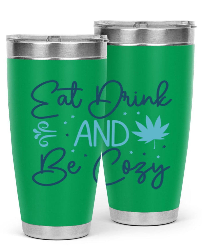 eat drink and be cozy 98#- winter- Tumbler