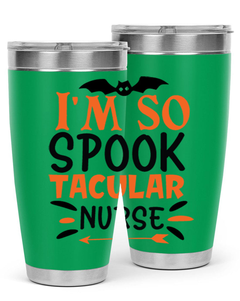 im so spooktacular nurse 111#- halloween- Tumbler