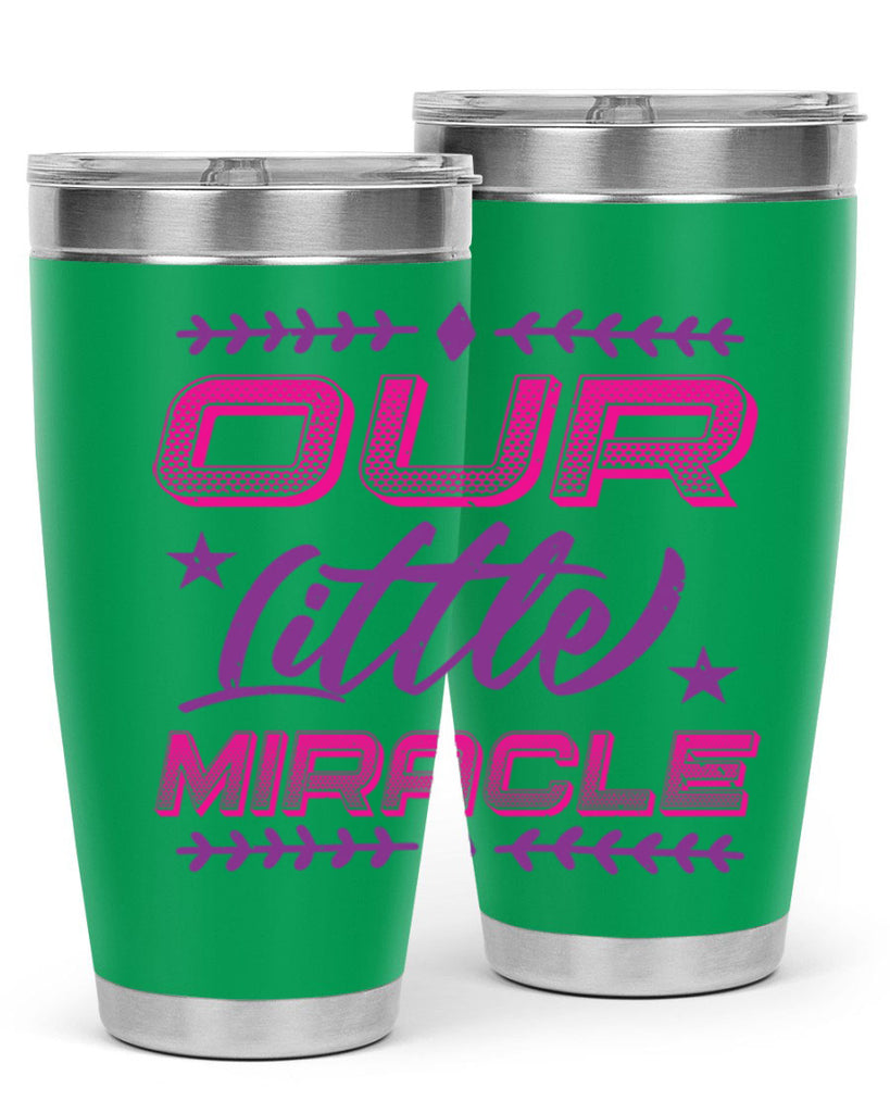 our little miracle Style 23#- baby shower- tumbler
