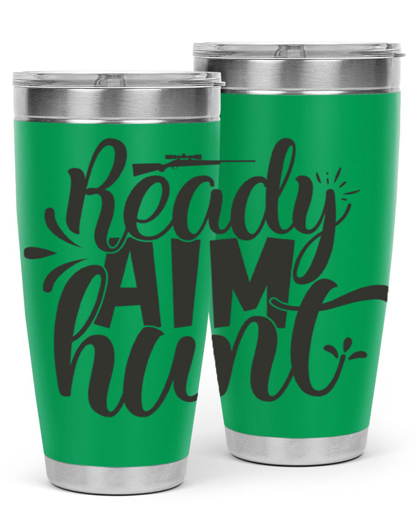 ready aim hunt 4#- hunting- Tumbler