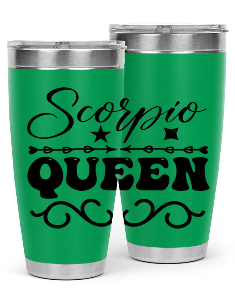 scorpio queen 447#- zodiac- Tumbler