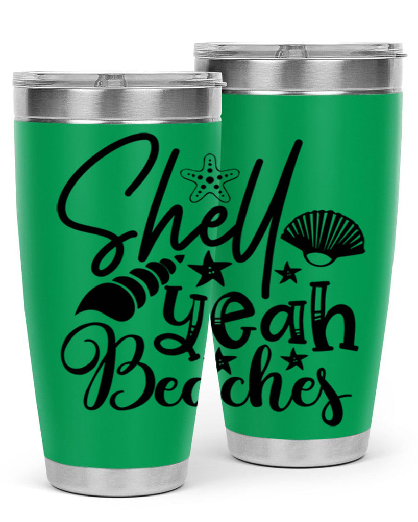 shell yeah beaches Style 75#- summer- Tumbler