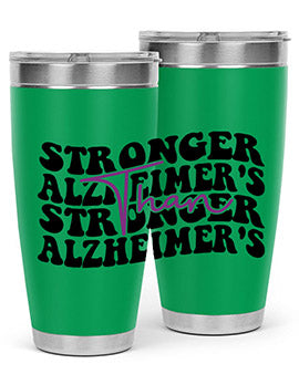 stronger than alzheimers 214#- alzheimers- Tumbler