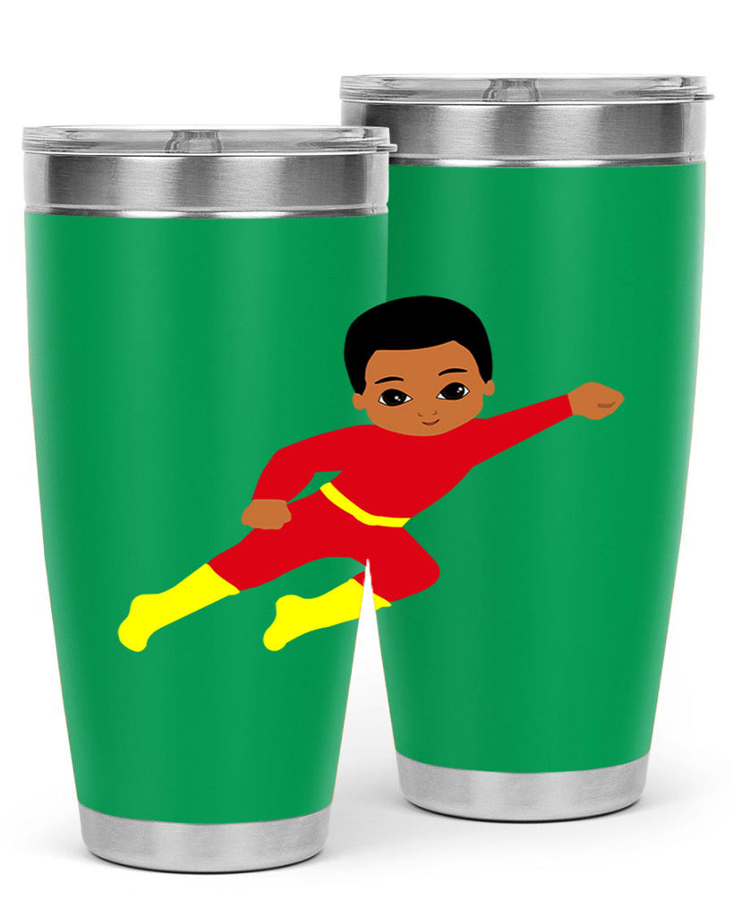 super kid 4#- black men - boys- tumbler