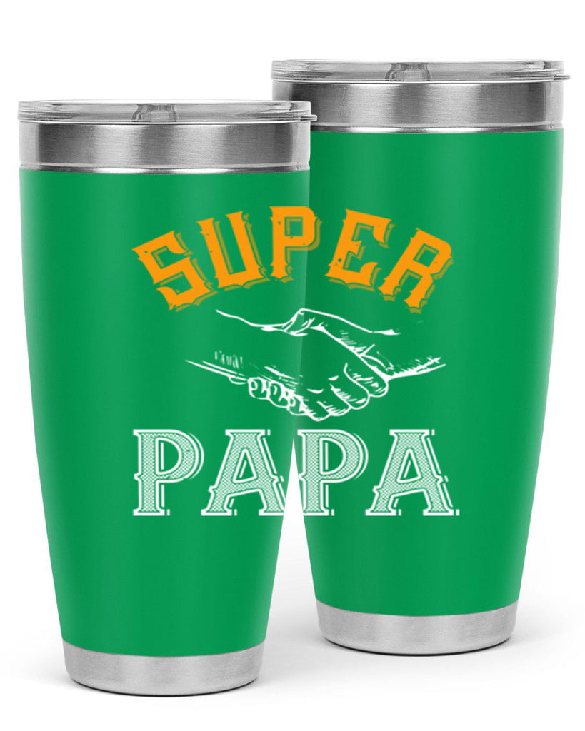 super papa 8#- grandpa - papa- Tumbler