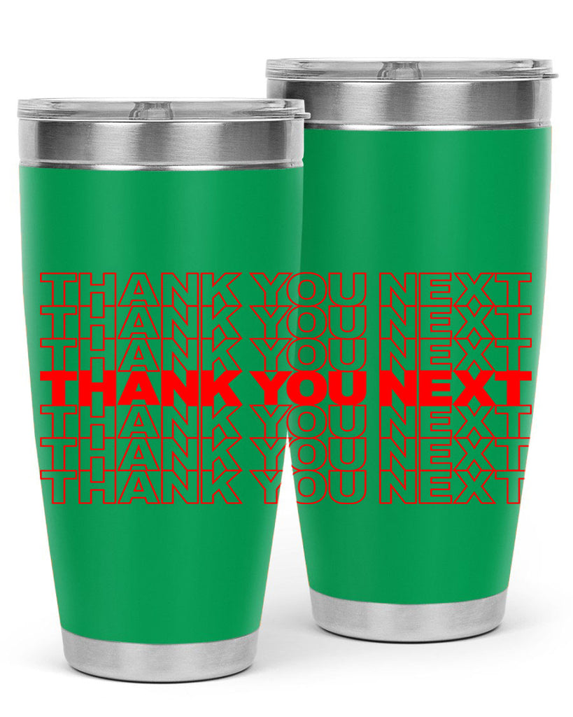 thank you next 22#- black words phrases- Cotton Tank