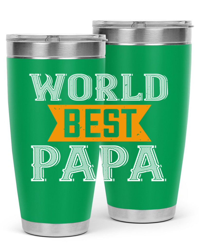 world best papa 1#- grandpa - papa- Tumbler