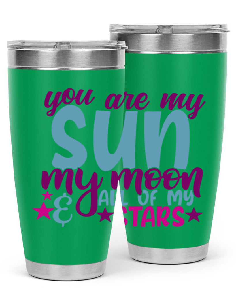 you are my sun my moon all of my stars 6#- family- Tumbler