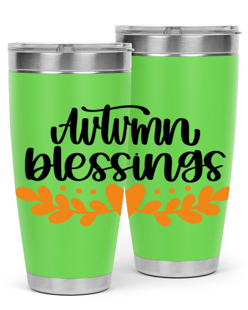 Autumn Blessings 472#- fall- Tumbler