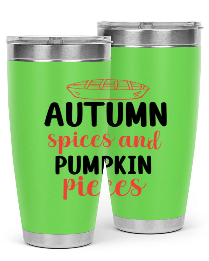 Autumn spices and pumpkin pieces 32#- fall- Tumbler