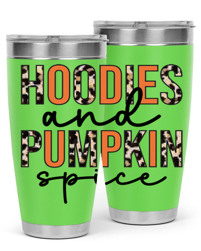 Hoodies and pumpkin spice 317#- fall- Tumbler