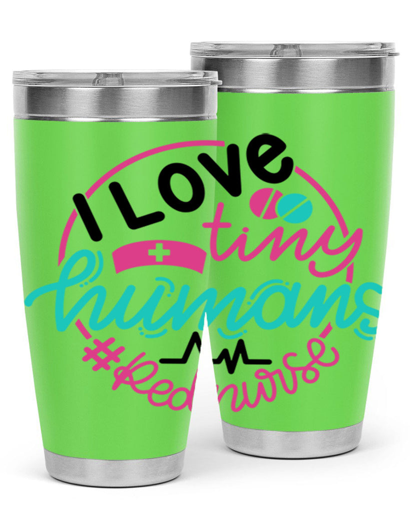 I Love Tiny Humans Red Nurse Style Style 167#- nurse- tumbler