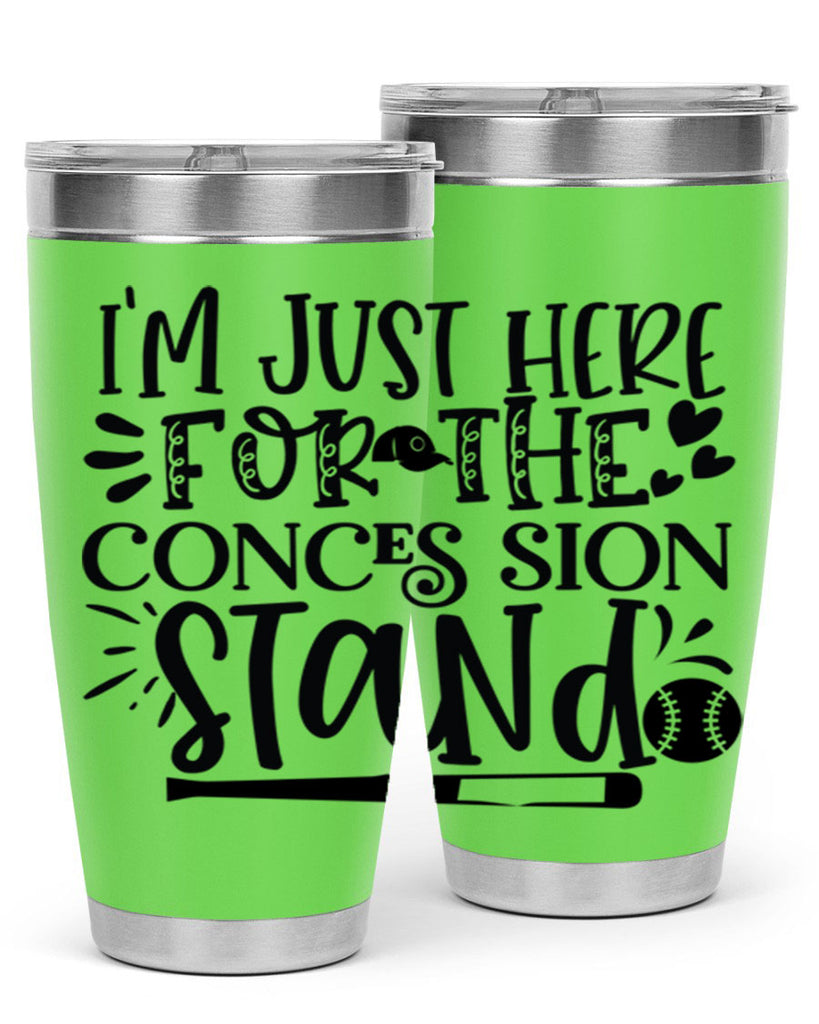 Im Just Here For the Conces sion stand 2072#- baseball- Tumbler