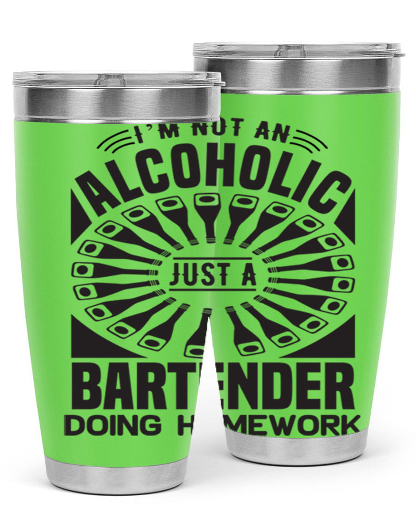Im not an Style 18#- bartender- tumbler