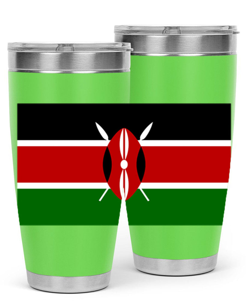 Kenya 110#- world flags- Tumbler