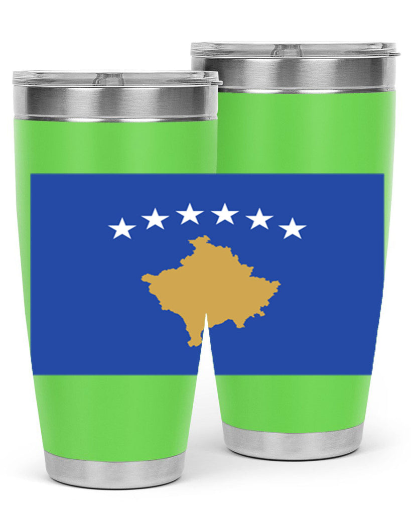 Kosovo 108#- world flags- Tumbler