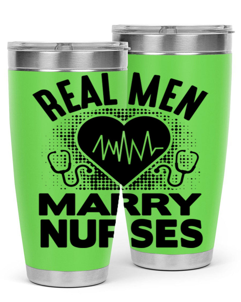 Real men Style 253#- nurse- tumbler
