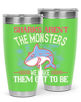 Sharks aren’t the monsters we make them out to be Style 24#- shark  fish- Tumbler