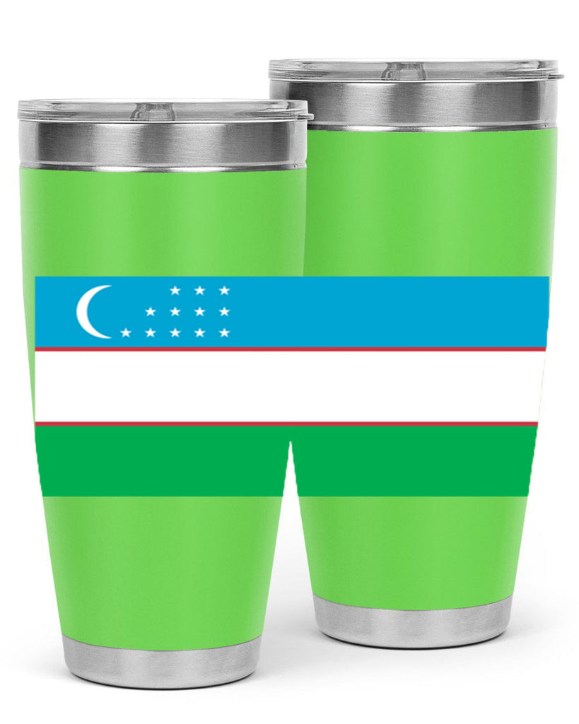 Uzbekistan 8#- world flags- Tumbler