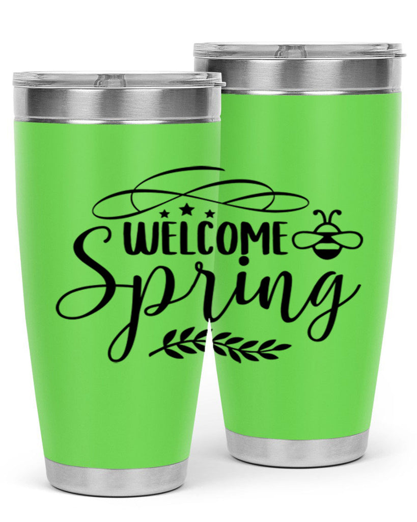 Welcome spring design  594#- spring- Tumbler