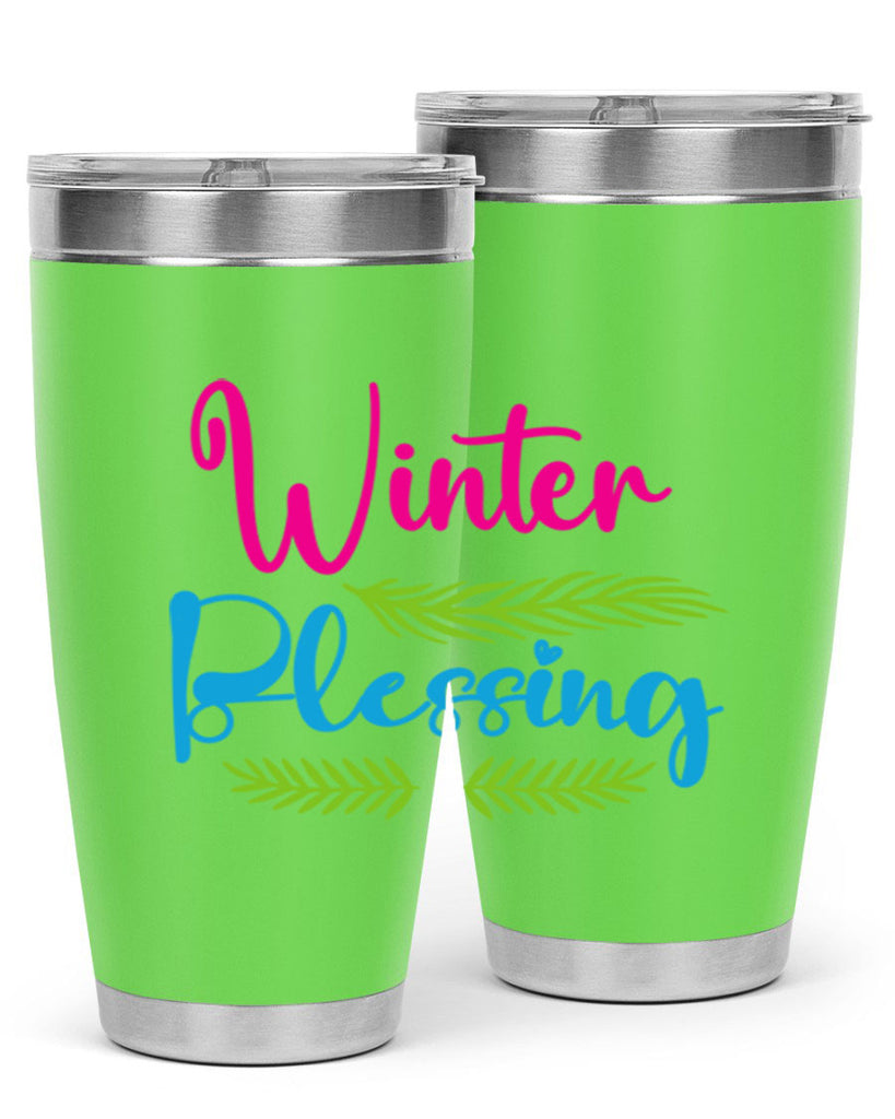 Winter Blessing 486#- winter- Tumbler