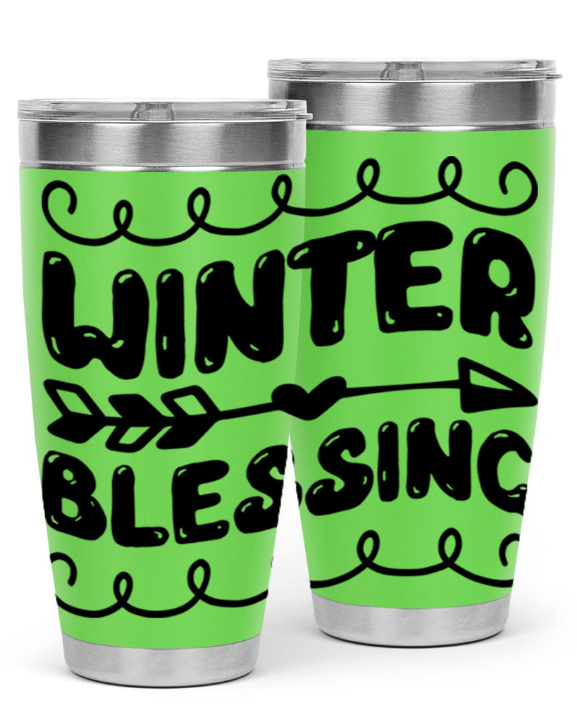 Winter Blessing 545#- winter- Tumbler