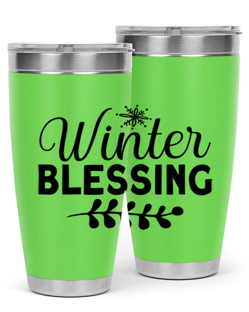 Winter Blessing488#- winter- Tumbler