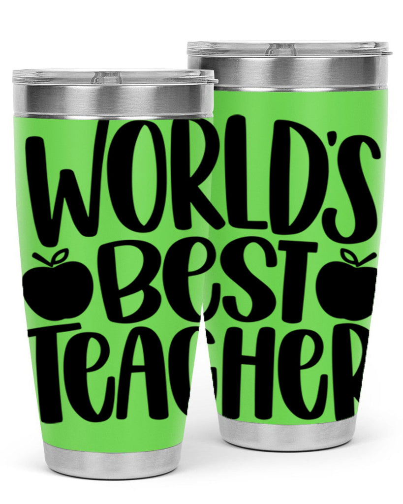Worlds Best Teacher Style 28#- teacher- tumbler