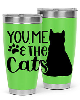 You Me The Cat Style 110#- cat- Tumbler
