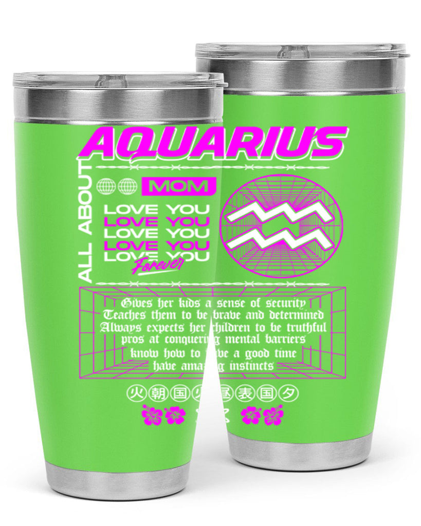 aquarius 86#- zodiac- Tumbler