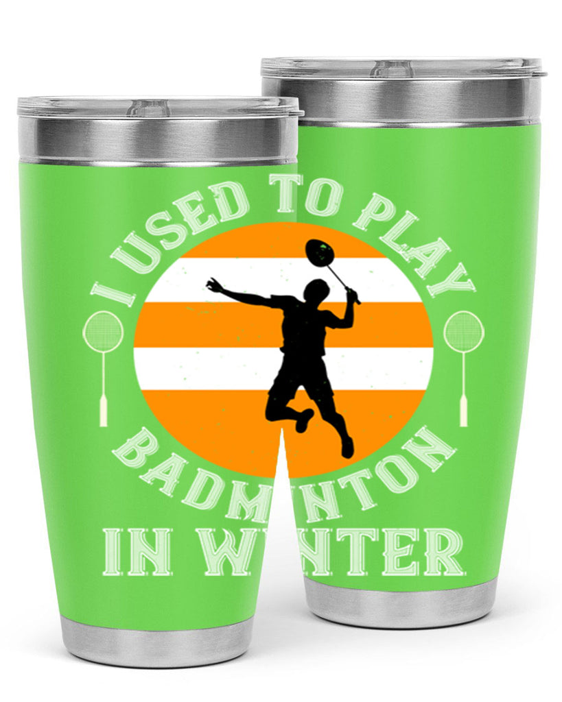 badmintonI used to playin winter 2333#- badminton- Tumbler