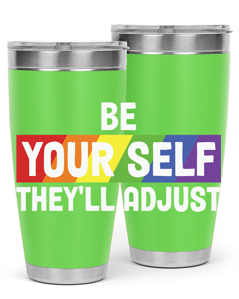 be yourself theyll adjust rainbow lgbt 160#- lgbt- Tumbler
