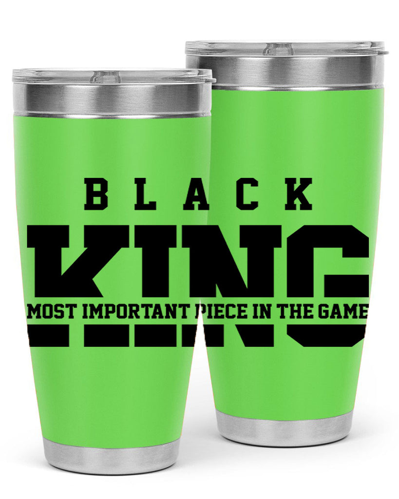 black king 230#- black words phrases- Cotton Tank