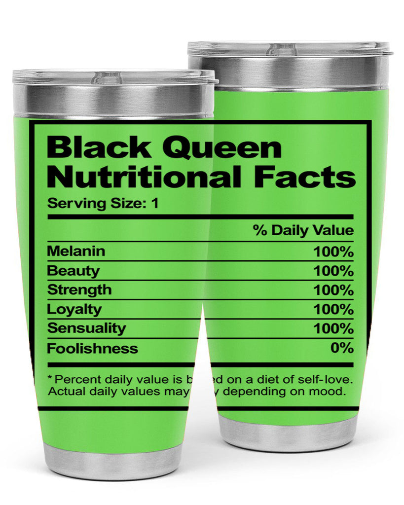 black queen nutritional facts 219#- black words phrases- Cotton Tank