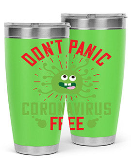 dont panic coronavirus free Style 43#- corona virus- Tumbler