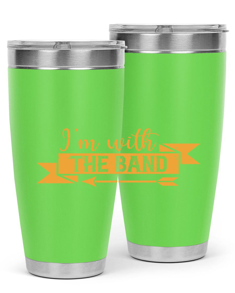 i’m with the band 58#- mardi gras- Tumbler